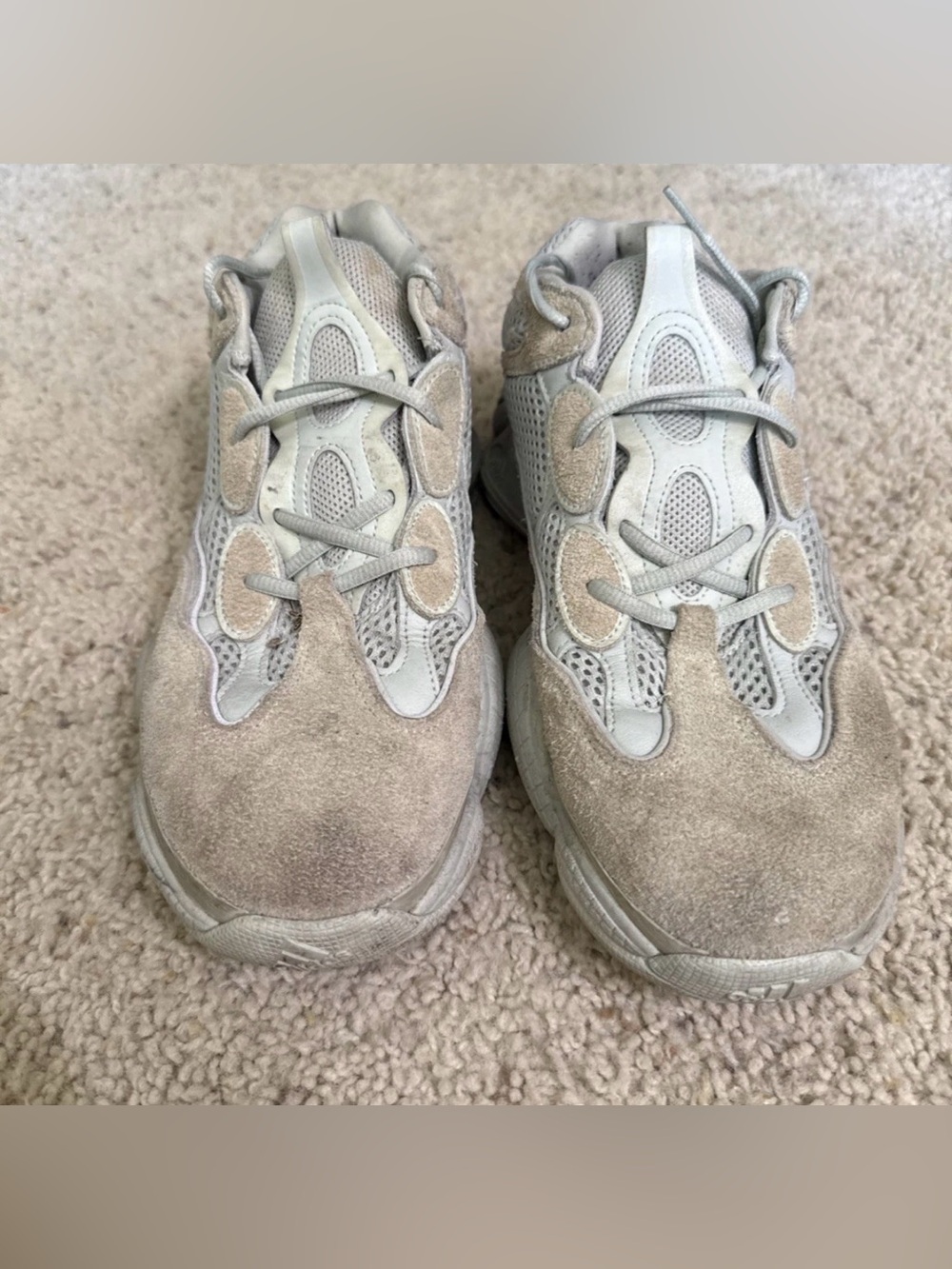 Adidas Yeezy 500 Salt EE7287 Men’s Size 10.5 Gray Suede Sneakers Shoes